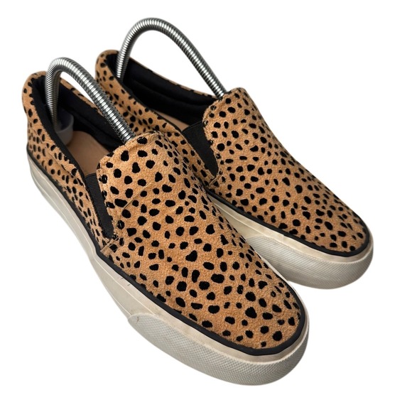 Restricted Leopard Slip On Platform Sneakers Women's 8 Casual - Picture 6 of 14